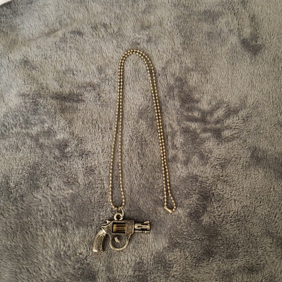 Revolver Charm Necklace - Picture 2 of 3